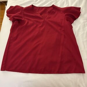 SHEIN Notch Collar Work Shirt